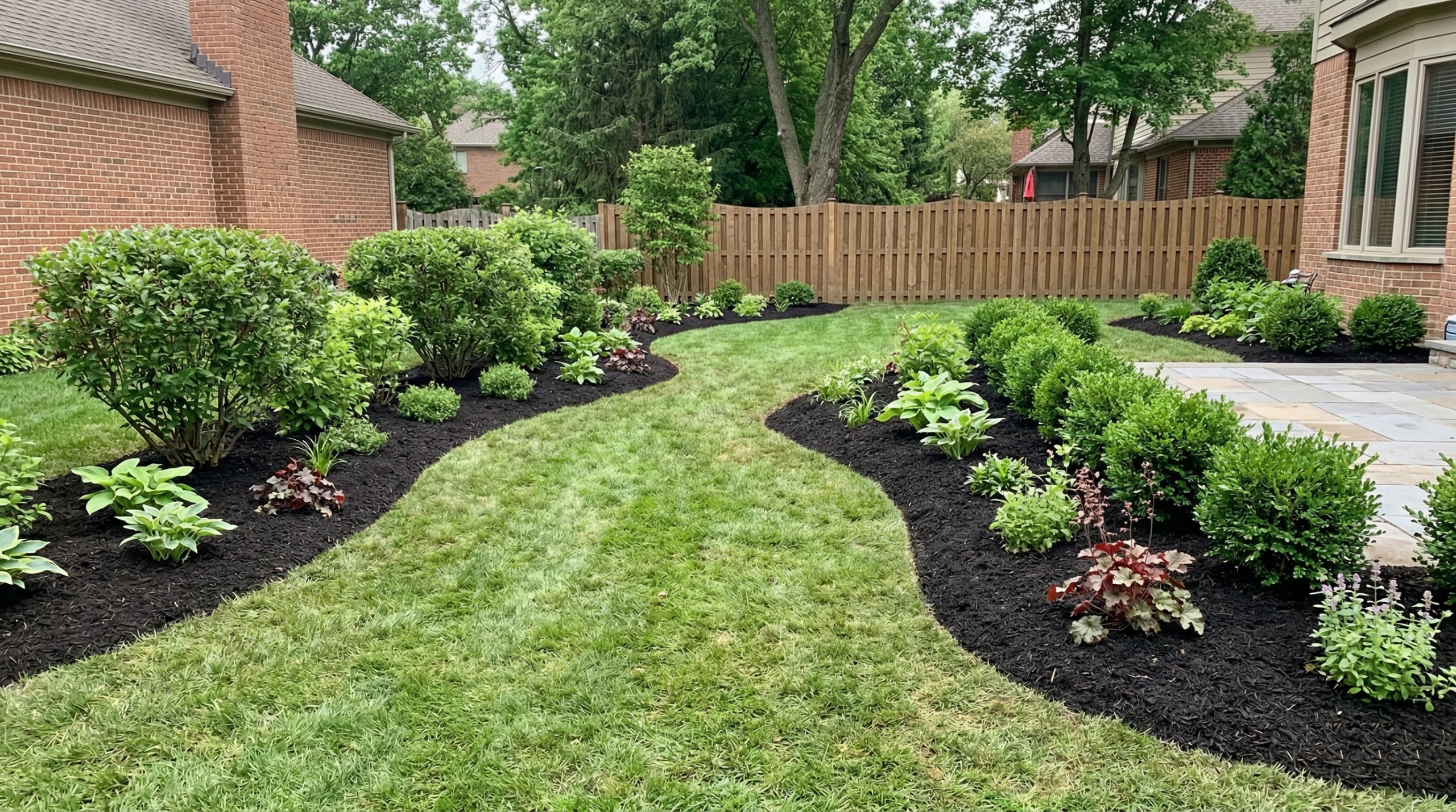 landscaping manalapan nj project with clean outdoor maintenance